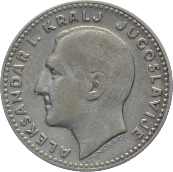 Jugoslawien 20 Denar 1931 - Alexander I.